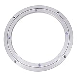 Drehtellerlager aus Aluminiumlegierung Hochleistungslagertisch Drehteller Hardware Runder Drehteller für Restaurant Esstisch Kuchendekoration TV Monitorständer[10 inch*H8.5MM]