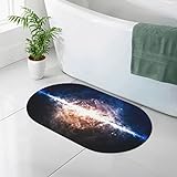 Galaxy Kieselgur Badematte, 50 x 80 cm, super saugfähig, schnell trocknend, rutschfest, Duschmatte, Badezimmer-Bodenmatte für Dusche, Badezimmer, Badewanne