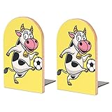2Er-Pack Buchstütze Kuh Dekorative Buchstützen Bücherregal Bücherhalter Für Regale