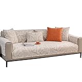 XELORY Sofaschoner, Polyester Sofa Schutz Abdeckung Rutschfester Reversible Gesteppte waschbar für Kinder, Hunde, Haustiere -G-45 * 45cm Kissenbezug