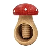 Eolaks Nussknacker, Werkzeug zum Öffnen von Pilznüssen, Holz, Küchenwerkzeug für Haselnuss, Pekannuss, manueller Nussknacker, tragbar, für Nussknacker