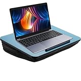 HUANUO Lapdesks Laptop-Zubehör, Geeignet für Laptops bis 15,6 Zoll, Leichte und Tragbare Laptopkissen mit Anti-Rutsch-Streifen und Aufbewahrungsfunktion für Arbeite, Lernen oder Malen auf Bett, Sofa