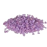 hibuy Dekosand, Dekogranulat Ø 4-8 mm - Violett - 400 g in Kunststoffdose