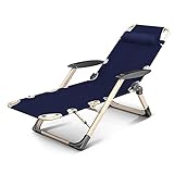 MINDONG HZH Sonnenliege, Schwerelosigkeitsstuhl, Klappbett, Liegestuhl, Büro, Mittagspause, multifunktionales Mittagspausenbett, fauler tragbarer Stuhl (Farbe: 3) (1)