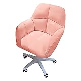 TYbatt 360° freier Dreh-Schreibtisch-Stuhl-Haus-Make-up-Stuhl, ergonomische justierbare beiläufige Bürostühle mit weichem Sitzkissen für Schlafzimmer