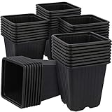 com-four® 40x Anzuchttöpfe für Pflanzen - Pflanztöpfe für die Anzucht - Blumentopf für die Pflanzenzucht (40 Stück - Anzuchttopf 9.5x10cm)