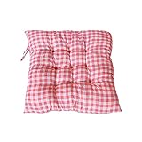 QUINTRA Verdicktes Kissen, Sommer, Baumwolle, Stuhlkissen, Büro, Vier Jahreszeiten, Klassenzimmer, Schülerhocker, atmungsaktiv, weich Kissen Für Nackenschmerzen Gel (Pink, One Size)