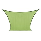 Coolaroo Sonnensegel, quadratisch 18 by 18-Feet Rivergum Green