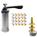 Back Kekse Maschine, Back Kekse Maschine Edelstahl, DIY Kekshersteller, Kekspresse Edelstahl, Garnierspritze, Werkzeuge, mit Denen Kekse in der Küche Zubereitet Wwerden Können