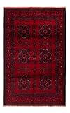 Morgenland Afghan Teppich - Kunduz 219 x 126 cm, Schurwollteppich, Teppichbrücke, Wohnzimmer Teppich