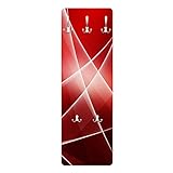 Bilderwelten Design Garderobe - Red Reflection - Rot, Größe HxB:119cm x 39cm