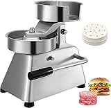 BuoQua Burgerpresse Edelstahl mit Durchmesser von 130mm Burger Patti Presse Burger Former kommerziell Hamburger Presse einfach zu bedienen und reinigen