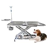 BrightFootBook OP-Tisch für Haustiere, medizinische Ausrüstung für Welpen, X-Lift-Pflegetisch für Hunde und Katzen,Large-Size