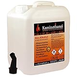 20 L Bioethanol 100% Ethanol 20 Liter Bio Alkohol 10 L Kanister Kamin Ausgießer