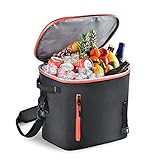 ELUTENG Kühltasche 30L Große Kühlbox Wasserdicht Warmhaltetasche Hervorragende Kühlleistung Mittagessen Tasche Faltbar Cool Bag Thermotasche mit Schultergurt Picknicktasche für Strand/Camping/BBQ