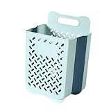 Alipis Aufbewahrungskorb Zusammenklappbare Wäschekörbe Zusammenklappbarer Wäschekorb Kunststoffkorb Wand-Kleiderkorb Wäschekorb Zusammenklappbarer Wäschekorb Behälter Für