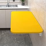 Wandmontierte faltbare Werkbank, stark abklappbarer Tisch, platzsparender Multifunktionstisch für Studien Badezimmer Korridor Keller (Farbe: rosa, Größe: 80 * 40 cm(32 * 16 Zoll)) Interessante