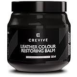 CREVIVE Leder Reparatur Set Schwarz 300 ml - Lederpflege Auto - Lederreparatur Sofa - Autositz Reparatur