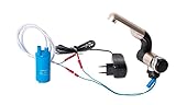 230V Miniküche Barwig Camping Automatikwasserhahn + Tauchpumpe + Netzstecker womo Caravan Reisemobil e - Technik DIY Gartenhaus (ad-ideen)