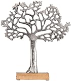 Brandsseller Deko-Aufsteller Lebensbaum ca. 30 cm auf Mangoholz-Sockel