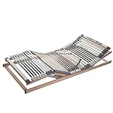 RAVENSBERGER Lattenrost Klassik (Medimed) de Luxe Elektrorahmen 44-Leisten 7-Zonen-BUCHE-Lattenrahmen | Elektrisch | Made IN Germany | | 90 x 200 cm | Funk-Fernbedienung