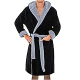 Bademantel Herren Weiß Sauna Weich Lang Kapuze Frottee Flauschig Groß Xxl Baumwolle Sauna Bademantel Morgenmantel Bademäntel Saunabademantel Frottee Saunakilt Bathrobe Kimono Negligee Saunatuch S #