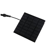MERRYHAPY Miniaturbausatz Solar-Außenbrunnen Schwimmender Solarbrunnen Solar-Gartenbrunnen Tauchwasserpumpe Solarpanel-Wasserpumpe Solar-Batteriepanel-Brunnenpumpen-Suite Schwarz