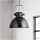 Pendelleuchte Kronleuchter Lampe, Retro Industrial Iron Art Wind Pot Cover Lampe.