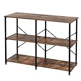 HOMCOM Aufbewahrungsregal, 3-stufiges Standregal, Aktenregal, Spanplatte, 120 x 30 x 76 cm