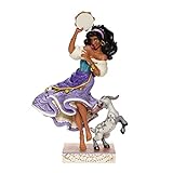 Enesco Shore Disney Traditions Figur Esmerelda & Djali, 22,2 cm hoch, 6008071, Mehrfarbig, One Size