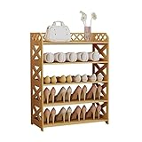 LIOONS Schuhablagen 5-stöckiger Schuhschrank, platzsparendes, multifunktionales Schuhregal für kleine Wohnungseingangsflur-Schuhorganisatoren modisch herrlich