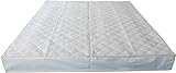 BetterSleepWell Frottee Wasserbettbezug Auflage Bezug Baumwolle für Wasserbett Rundumbezug 180 x 200 cm