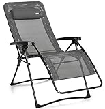 WESTFIELD® Relaxliege XL anthrazit Textilen belastbar bis 140kg