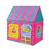 Closer Kinder Spielzelt Kinder Spiel Haus Indoor AußEn Spielzeug Spiel Haus für MäDchen Perfekt für Geburtstags Geschenk (Rosa)