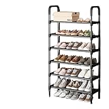 Schuhregal, einfach, leicht zu montieren, staubdicht, Stiefel-Organizer, Ständer, Halter, platzsparend, Schuhaufbewahrung, Regal, Eingangsbereich, Schuhschrank, 6 l–60 cm