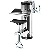 com-four® Sonnenschirmhalter aus Metall - Schirmständer für Balkon, Terrasse oder Tisch - Balkon-Schirmhalter XL (Ø 25-38mm - 01 Stück)