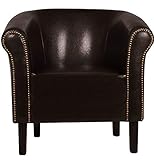 FORTISLINE Sessel Clubsessel Loungesessel Cocktailsessel Monaco Braun W287 04