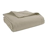 LANE LINEN Decke aus 100 % Baumwolle, weiße Überwurfdecke für Couch, 3-lagige Decke, atmungsaktive Decke, alle Jahreszeiten, weiche und leichte Tagesdecken für Erwachsene, 264.2x228.6 cm,Flieder
