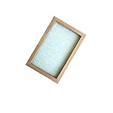 Tablett für Frühstück Einzigartige Design Wasser Wellige Lagerung Tray Gourmet Tray Sn Tray Coffee Shop Geprägte Glasfach Multifunktionsfach Tablett Serviertablett