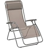 LAFUMA MOBILIER Relax-Liegestuhl, Klappbar, RT 2, Texplast, Farbe: Châtaigne, 87 x 68 x 114 cm, LFM4027-9147