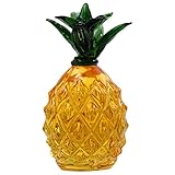 PAREKS Kristall-Ananas-Figur, Glas-Frucht-Statue, Ananas-Briefbeschwerer, Kunstsammlung, Tischplatte, Obst-Ornament for Zuhause, Hochzeitsdekoration, Tischdekoration