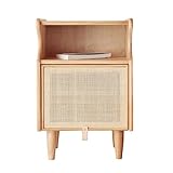 GRFIT Nachttisch Japanischer kreativer Nachttisch-Nachttisch-Bett-Holz-Bett-Kabinett einfacher moderner Lagerschrank Nachttisch Beistelltisch