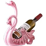 AIYING Schwan Weinhalter Flasche, Regal Thekenaufbewahrung Ständer für Hochzeit Party Zuhause – Dekor Tier Kunstharz Handwerk 26 x 13 x 33 cm