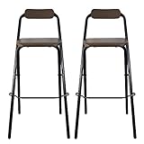 Klappbarer Hocker, 2er-Set Bar Stool, Tragbarer Klapphocker, Barhocker Klappbar Mit Lehne, Camping Hocker Klappbar, Outdoor-klapphocker, Zum Angeln, Wandern, Gartenarbeit, Reisen, Grillen ( Color : Ne