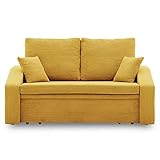 Sofa Dorma mit schlaffunktion, einfacher Aufbau, modernes Design, polstermöbel. Schlafcouch zum Wohnzimmer. Widerstandsfähiges, Minimalistisches Design (POSO 043)