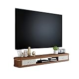 TV-Schrank, TV-Lowboard, schwebende Regale, schwebendes TV-Ständer-Komponentenregal, 39,3/47,2/55,1/62,9 Zoll, Wandmontage-Regalhalterung für TV-Zubehör, DVD-Player, WLAN-Router, TV-Box. (Gr