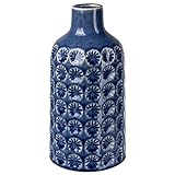 Blumenvasen Keramik Deko vasen, Vase für Pampasgras Blumen, Boho Deko, Tischdeko, Keramik-Blumenvasen für die Inneneinrichtung, rustikal, ideale Regaldekoration, Tischdekoration, Vase Weiß