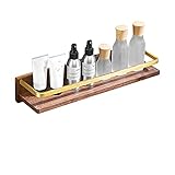 FESTAS Duschregale ohne Bohren Duschregal Holz Duschregal Wandmontage selbstklebend multifunktional for Toilette Badezimmer-B45cm (Size : A45cm)