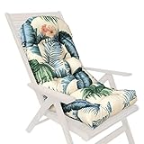 Kissen für Lounge, Garten, Outdoor, Sessel, dick, weich, Matratze Kissen für Sonnenbad, Kissen für Schaukelstuhl, Kissen für Schaukelstuhl, Kissen für Stühle, Sessel 110 x 50 cm (ohne Stuhl)