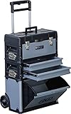 BGS 2002 | Montagewagen | fahrbar | Werkzeug-Koffer leer / rollende Werkstatt | abschließbar | Schwarz,grau